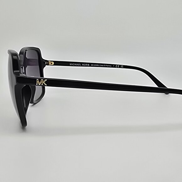 Michael Kors MK2098U Isle of Palms Black Frame Polarized Grey Gradent Sunglasses - Picture 3 of 12